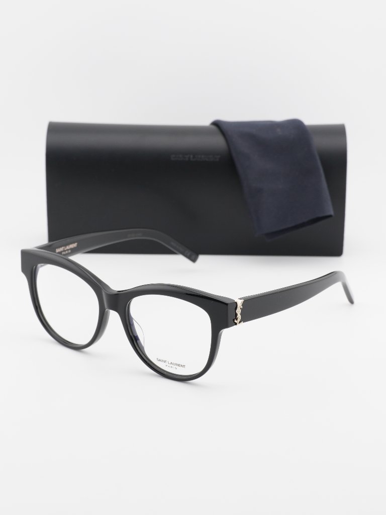 Saint Laurent Slm108 002 Cat Eye Eyeglasses 51mm Black
